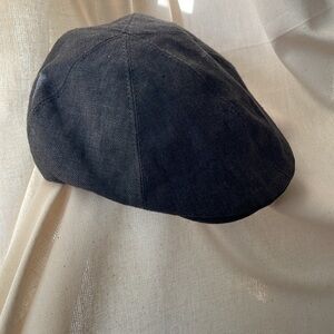 Newsboy cap, slate grey